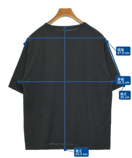 Ets MATERIAUX（マテリオ）Tシャツ・カットソー 黒 サイズ:L メンズ/2200699329101