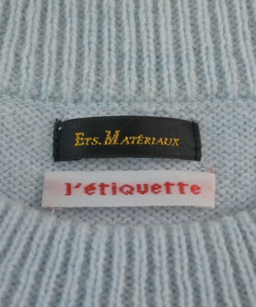 Ets MATERIAUX（マテリオ）ニット・セーター 青 サイズ:M メンズ/2200652950038