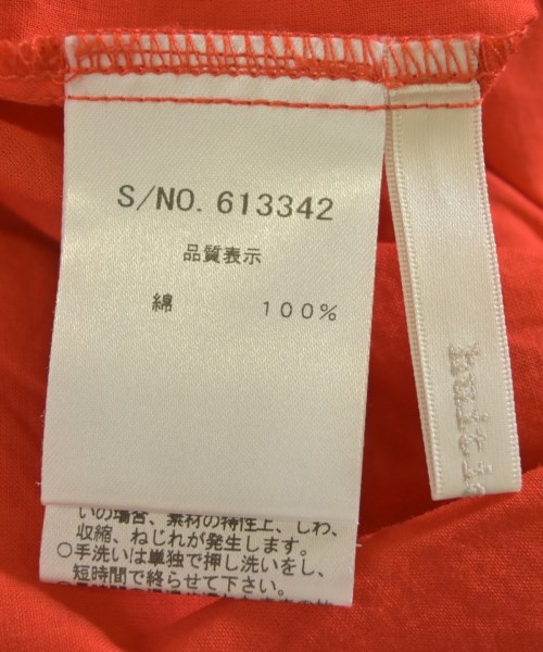 huitieme nid（ユイティームニ）ブラウス 赤 サイズ:F レディース/2200601440078