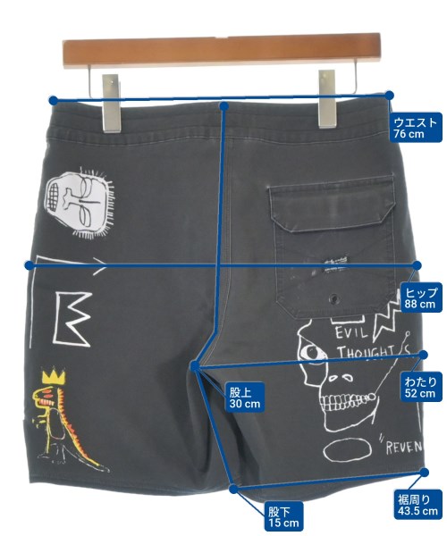 BILLABONG（ビラボン）ショートパンツ グレー サイズ:28(S位) メンズ/2200678560068