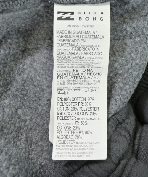 BILLABONG（ビラボン）スウェットパンツ グレー サイズ:S レディース/2200696567261