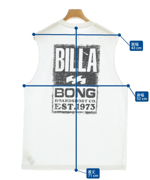 BILLABONG（ビラボン）タンクトップ 白 サイズ:M メンズ/2200705450157