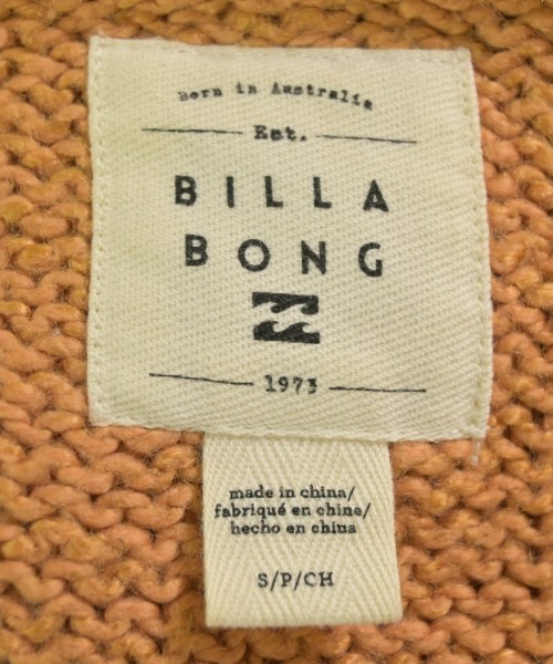 BILLABONG（ビラボン）カーディガン オレンジ サイズ:S レディース/2200725654313
