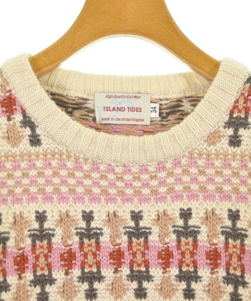 ISLAND TIDES（アイランドタイド）ニット・セーター 白 サイズ:34(XS位) レディース/2200641095085