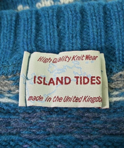 ISLAND TIDES（アイランドタイド）ニット・セーター 青 サイズ:4(XL位) メンズ/2200648255017
