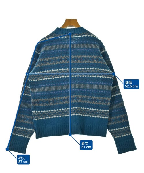 ISLAND TIDES（アイランドタイド）ニット・セーター 青 サイズ:4(XL位) メンズ/2200648255017
