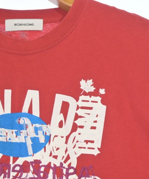 bodysong.（ボディソング）Tシャツ・カットソー 赤 サイズ:XL メンズ/2200681995154