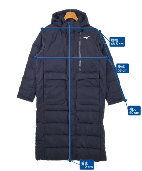 MIZUNO（ミズノ）ダウンコート 紺 サイズ:S メンズ/2200622794020