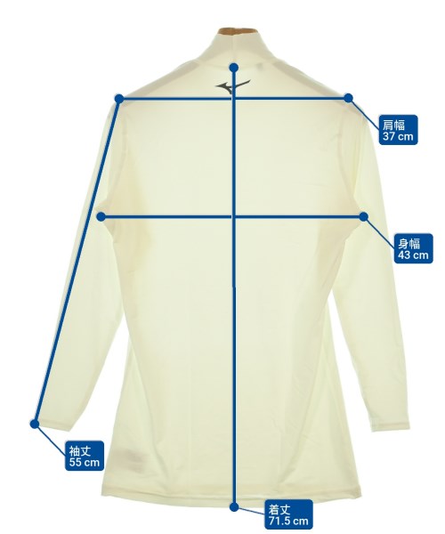 MIZUNO（ミズノ）Tシャツ・カットソー 白 サイズ:XL メンズ/2200618205301
