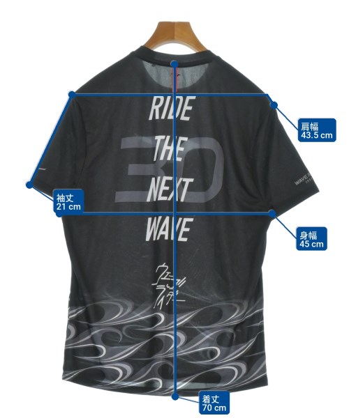 MIZUNO（ミズノ）Tシャツ・カットソー 黒 サイズ:M メンズ/2200715663073