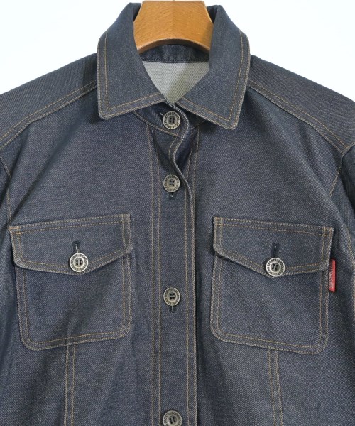 ECHO（エコ）デニムジャケット 紺 サイズ:L レディース/2200640191016