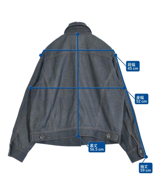 ECHO（エコ）デニムジャケット 紺 サイズ:L レディース/2200640191016