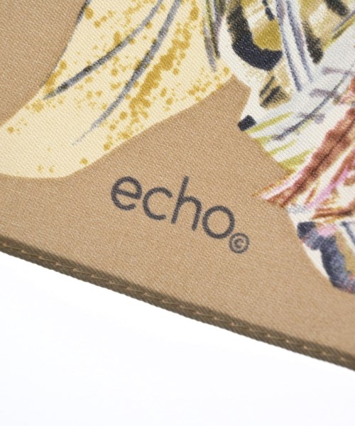 ECHO（エコ）バンダナ・スカーフ 茶 サイズ:- レディース/2200694155040