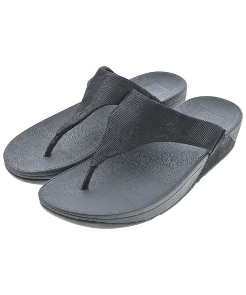 fitflop(フィットフロップ)サンダル 黒 サイズ:25.8cm/2200652780086