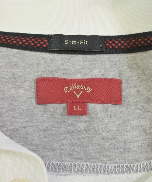 Callaway（キャロウェイ）ポロシャツ 白 サイズ:LL(XL位) メンズ/2200677879079