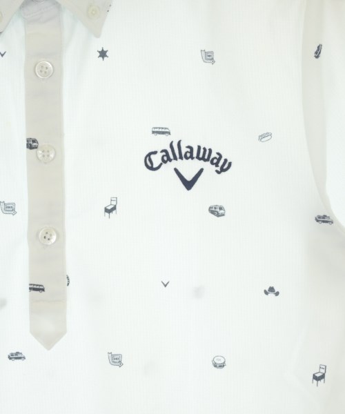Callaway（キャロウェイ）ポロシャツ 白 サイズ:M メンズ/2200715814093