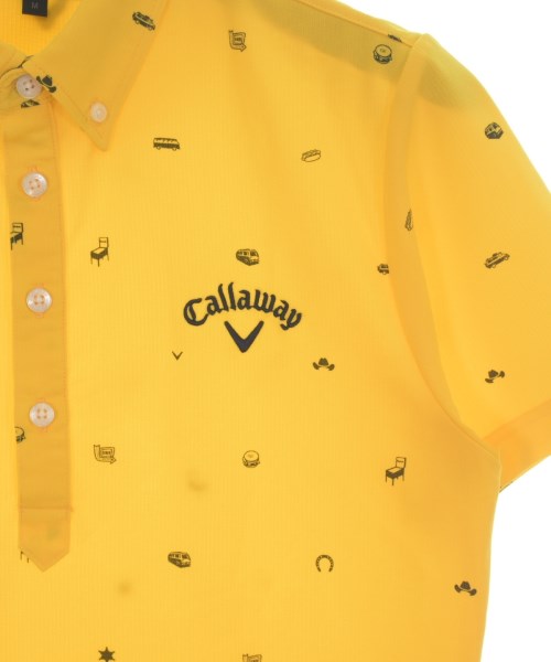Callaway（キャロウェイ）ポロシャツ 黄 サイズ:M メンズ/2200715814109