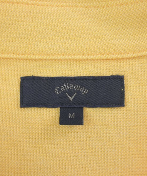 Callaway（キャロウェイ）ポロシャツ 黄 サイズ:M メンズ/2200715814123
