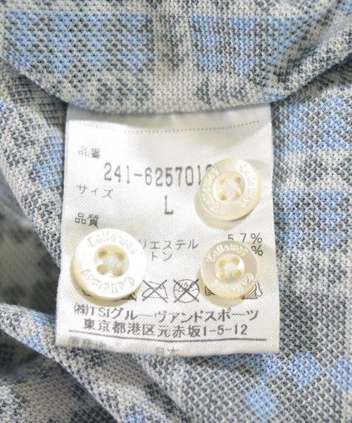 Callaway（キャロウェイ）ポロシャツ 青 サイズ:L メンズ/2200721579115