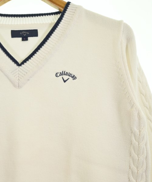 Callaway（キャロウェイ）ニット・セーター 白 サイズ:L レディース/2200725772055