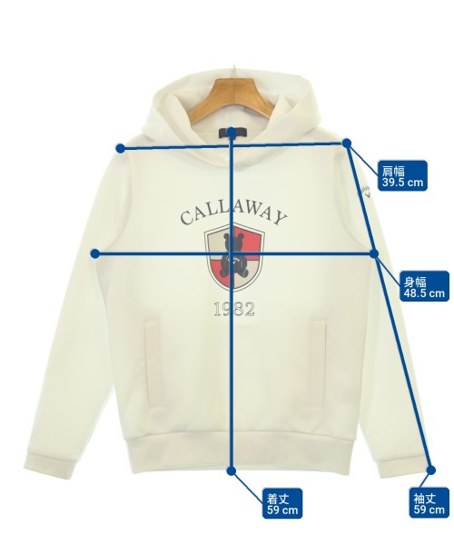 Callaway（キャロウェイ）パーカー 白 サイズ:M レディース/2200725694050