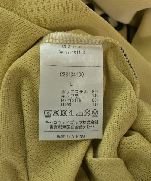 Callaway（キャロウェイ）ポロシャツ ベージュ サイズ:L メンズ/2200726477218