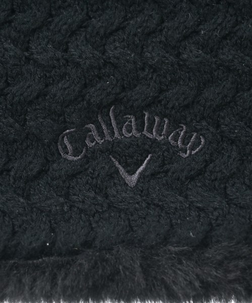 Callaway（キャロウェイ）マフラー 黒 サイズ:F メンズ/2200683007084