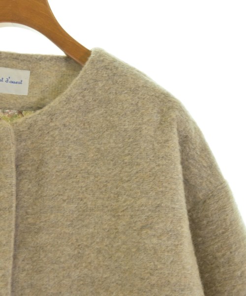 Vent d' ouest par Le minor（ヴァンドゥエストパールミノア）ノーカラージャケット ベージュ サイズ:F レディース/2200619514044