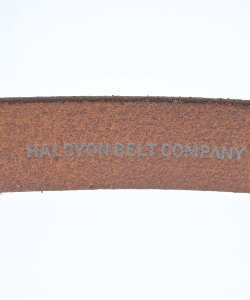 HALCYON BELT COMPANY（ハルシオンベルトカンパニー）ベルト ベージュ サイズ:- メンズ/2200699420747