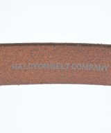 HALCYON BELT COMPANY（ハルシオンベルトカンパニー）ベルト ベージュ サイズ:- メンズ/2200699420747