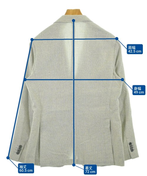 FUGATO（フガート）ジャケット グレー サイズ:42(XS位) メンズ/2200647313046