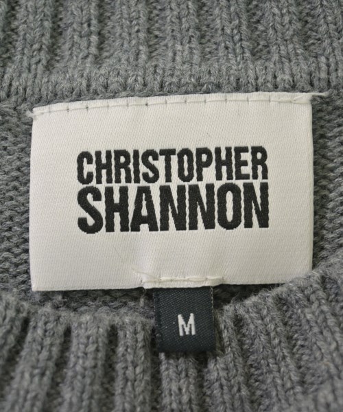 CHRISTOPHER SHANNON（クリストファーシャノン）ニット・セーター グレー サイズ:M メンズ/2200726837050