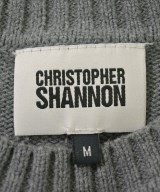 CHRISTOPHER SHANNON（クリストファーシャノン）ニット・セーター グレー サイズ:M メンズ/2200726837050