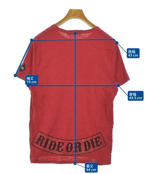 Johnson Motors（ジョンソンモーターズ）Tシャツ・カットソー 赤 サイズ:S メンズ/2200627930034