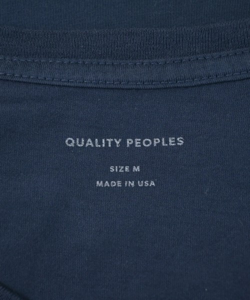 QUALITY PEOPLES（クオリティーピープルズ）Tシャツ・カットソー 紺 サイズ:M メンズ/2200638582208