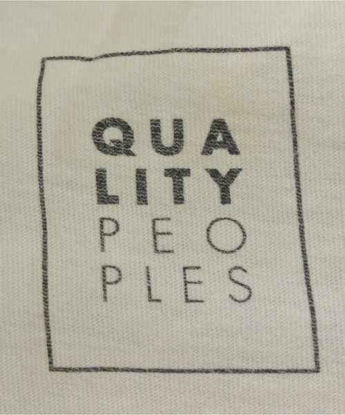 QUALITY PEOPLES（クオリティーピープルズ）Tシャツ・カットソー 白 サイズ:M レディース/2200685468012