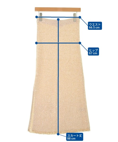 ALTUZARRA（アルトゥザラ）ロング・マキシ丈スカート ベージュ サイズ:XS レディース/2200663109029