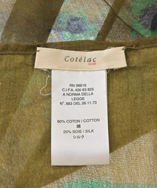 Cotelac（コテラック）バンダナ・スカーフ カーキ サイズ:- レディース/2200707963082