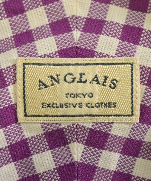 ANGLAIS（アングレー）カジュアルシャツ 紫 サイズ:40(XS位) メンズ/2200616437049