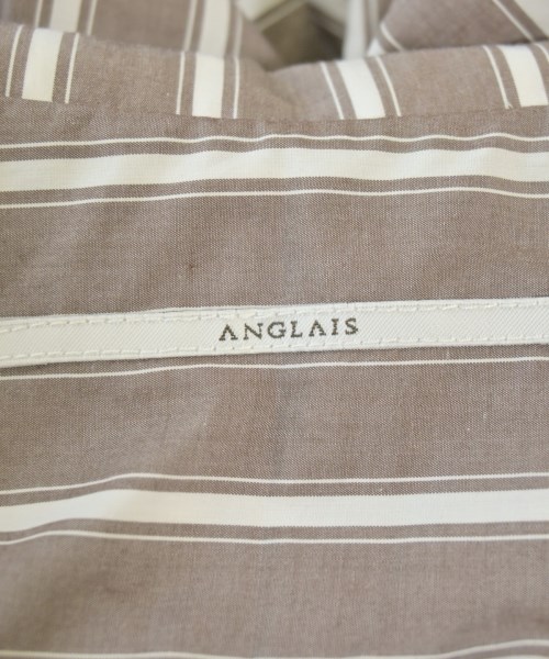 ANGLAIS（アングレー）シャツワンピース 茶 サイズ:F レディース/2200675918046