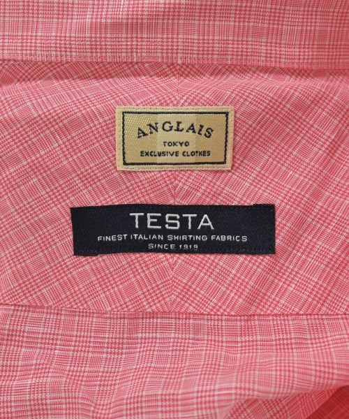 ANGLAIS（アングレー）カジュアルシャツ ピンク サイズ:L メンズ/2200659938145