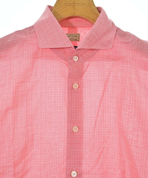 ANGLAIS（アングレー）カジュアルシャツ ピンク サイズ:L メンズ/2200659938145