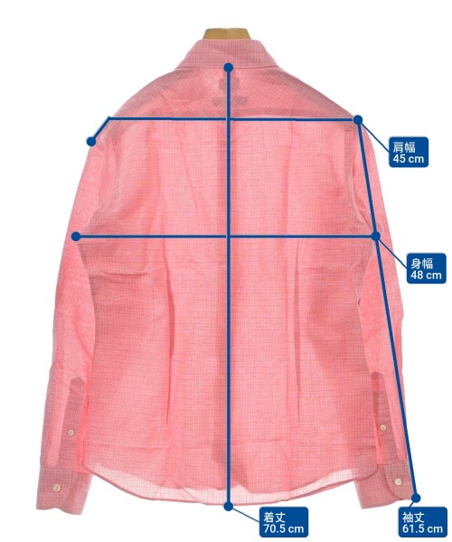 ANGLAIS（アングレー）カジュアルシャツ ピンク サイズ:L メンズ/2200659938145