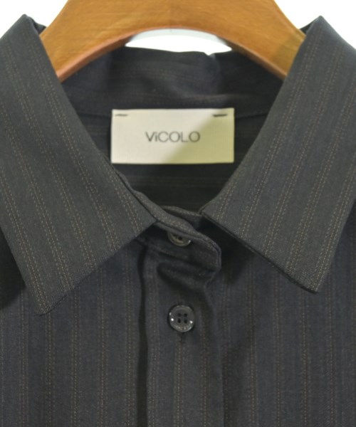 VICOLO（ヴィコロ）カジュアルシャツ 黒 サイズ:TU(M位) レディース/2200673659057