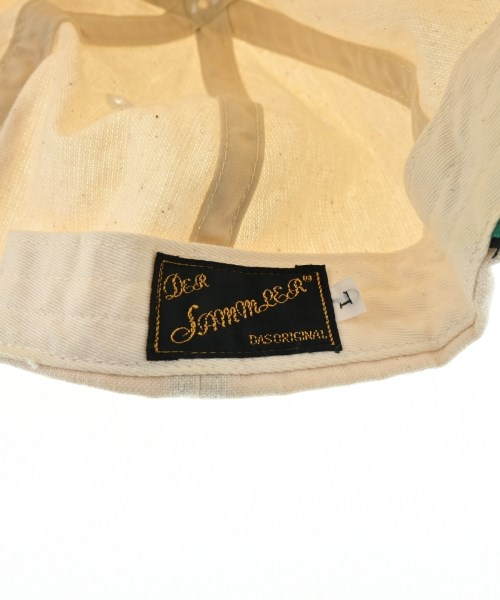 Der SAMMLER solo（ディアザムラーソロ）キャップ 白 サイズ:L メンズ/2200641404078