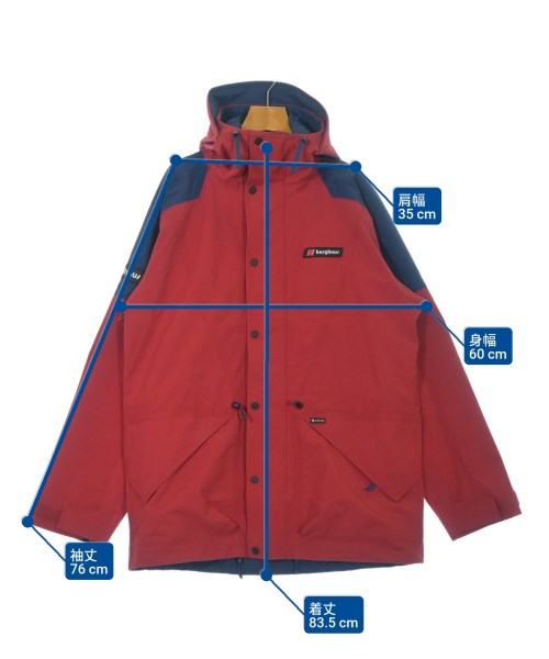 Berghaus（バーグハウス）マウンテンパーカー 赤 サイズ:L メンズ/2200636339026