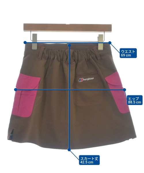 Berghaus（バーグハウス）ミニスカート 茶 サイズ:XS レディース/2200653441535