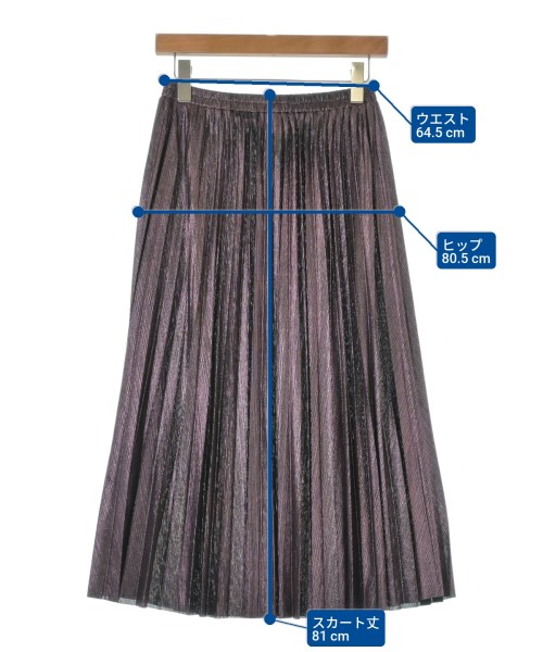 an'ge（アンジェ）ロング・マキシ丈スカート 紫 サイズ:-(M位) レディース/2200608572048