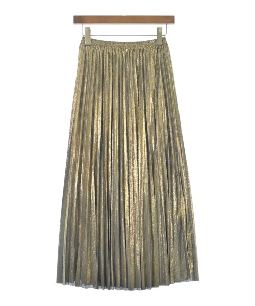an'ge(アンジェ)ロング・マキシ丈スカート ゴールド サイズ:S/2200655648062
