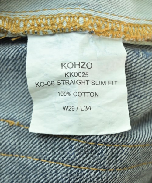 KOhZO DENIM（コーゾーデニム）デニムパンツ 紺 サイズ:29(S位) メンズ/2200540151028